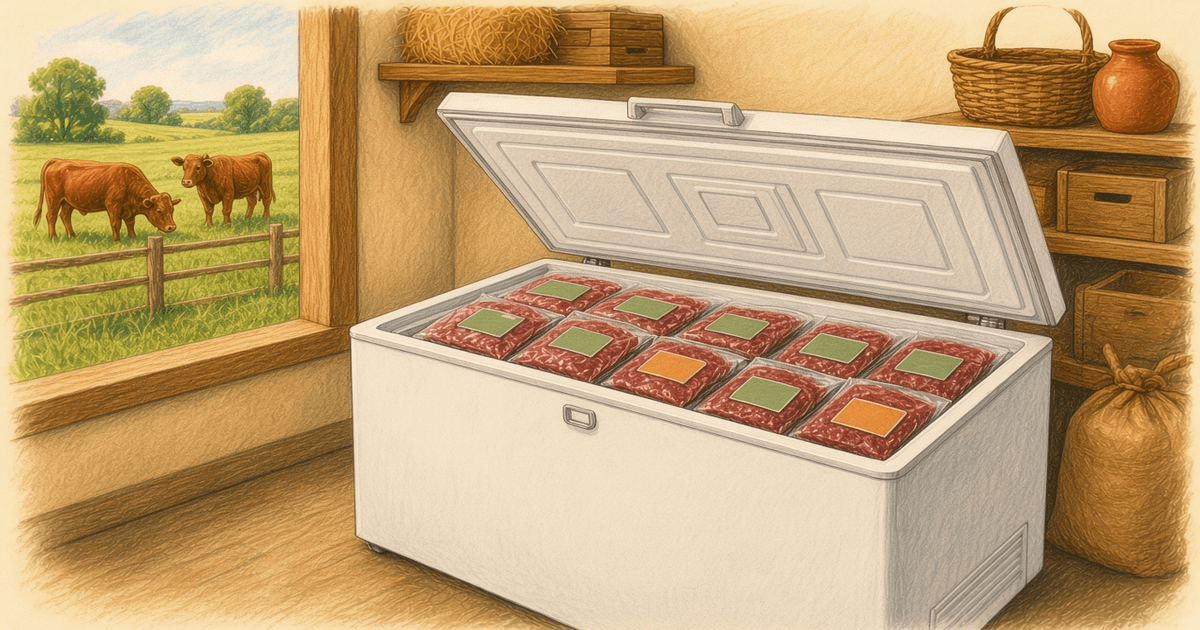 How Much Freezer Space for a Quarter Cow?