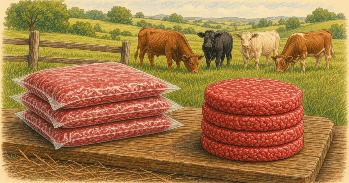 How Much Ground Beef in an Eighth Cow?